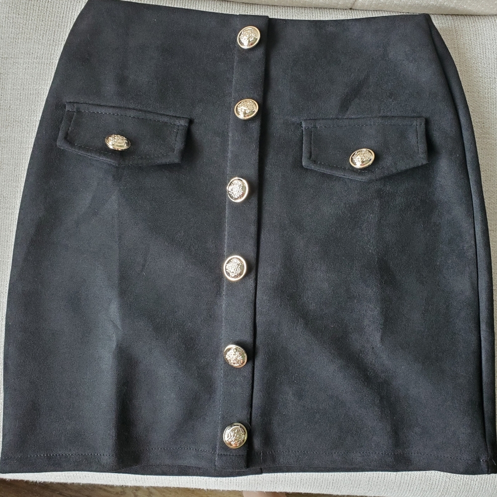 Suede skirt NWOT
